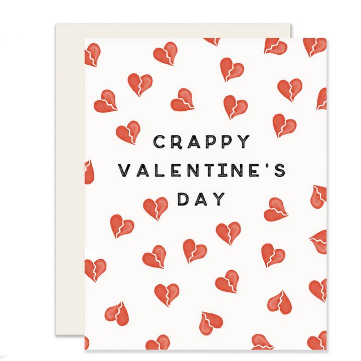 Crappy Valentine'S | Funny Valentine'S Day Card for wholesale by Slightly Stationery