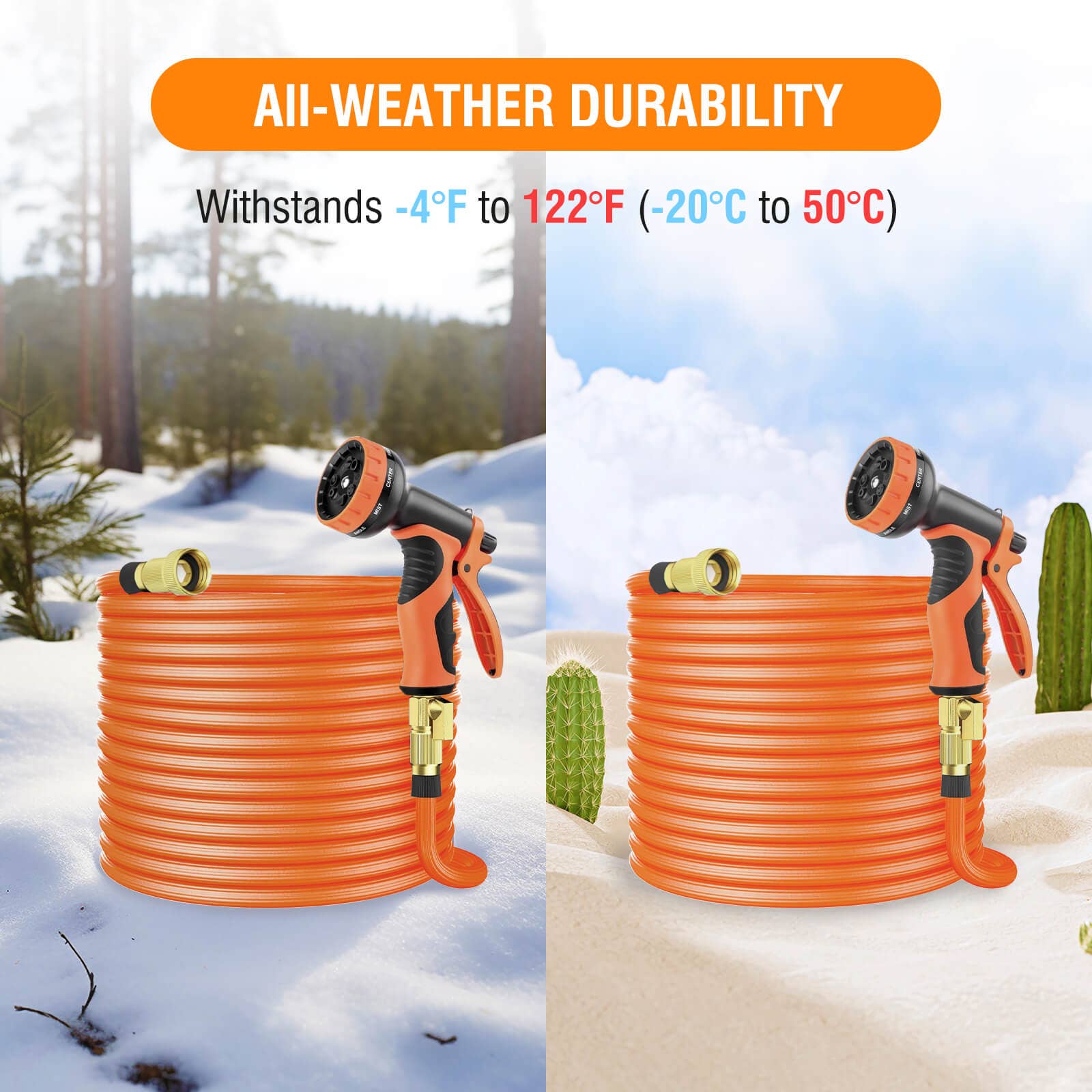 Airthereal - Wholesale Tuingereedschap - 15 meter uitbreidbare tuinslang met 10-in-1 sproeikop7