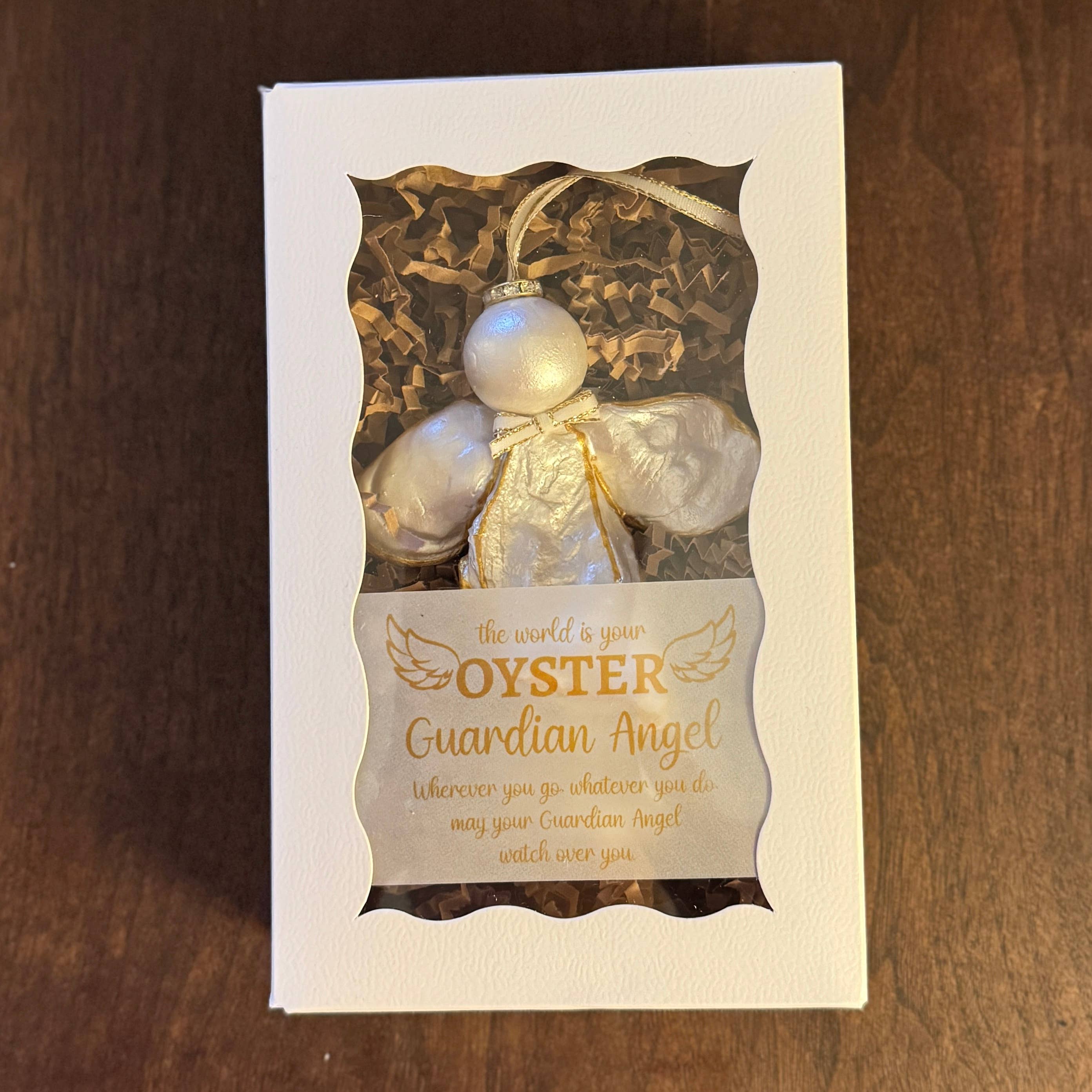 Sea Pine Art & Design – wholesale Prydnad – Oyster Angels – Änglar av ostronskal från Wilmington och Beaufort, NC1