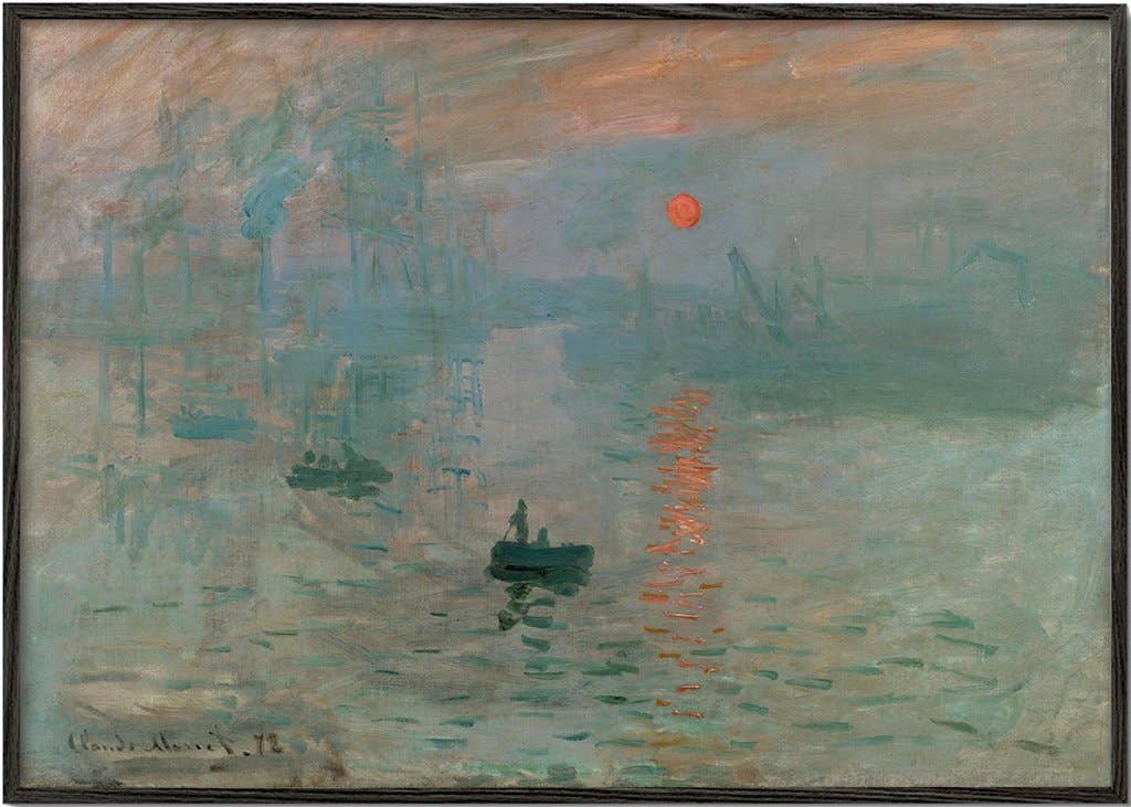 Artesta – Engroshandel Plakat – Indtryk, Solopgang - Claude Monet 100