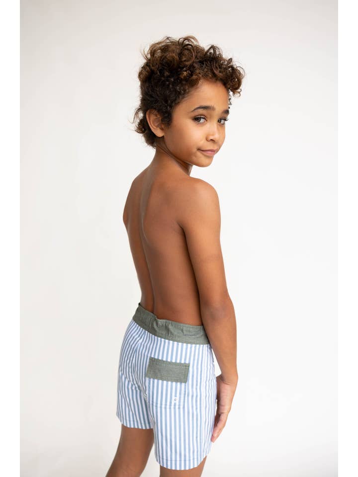 Kid’s Townshort Boardshorts in Pinstripe for wholesale on Faire3