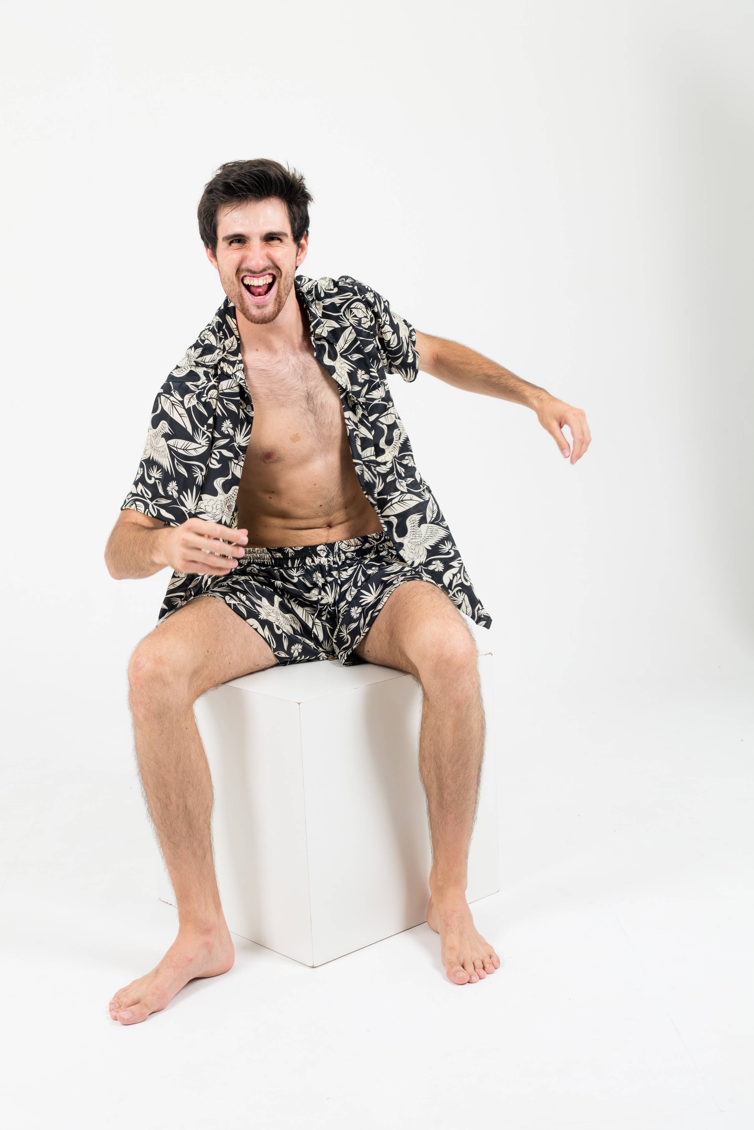 Arena Formentera - Wholesale Top & Short Set (NOT Loungewear) - Men's - Bohemian shirt+shorts set - Last units!7