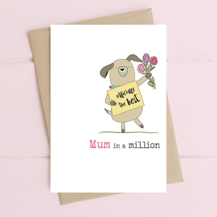 Maman en or - Carte de vœux pour la vente par Dandelion Stationery