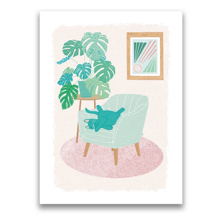 Feline Good Print pour la vente par Carlee Ingersoll