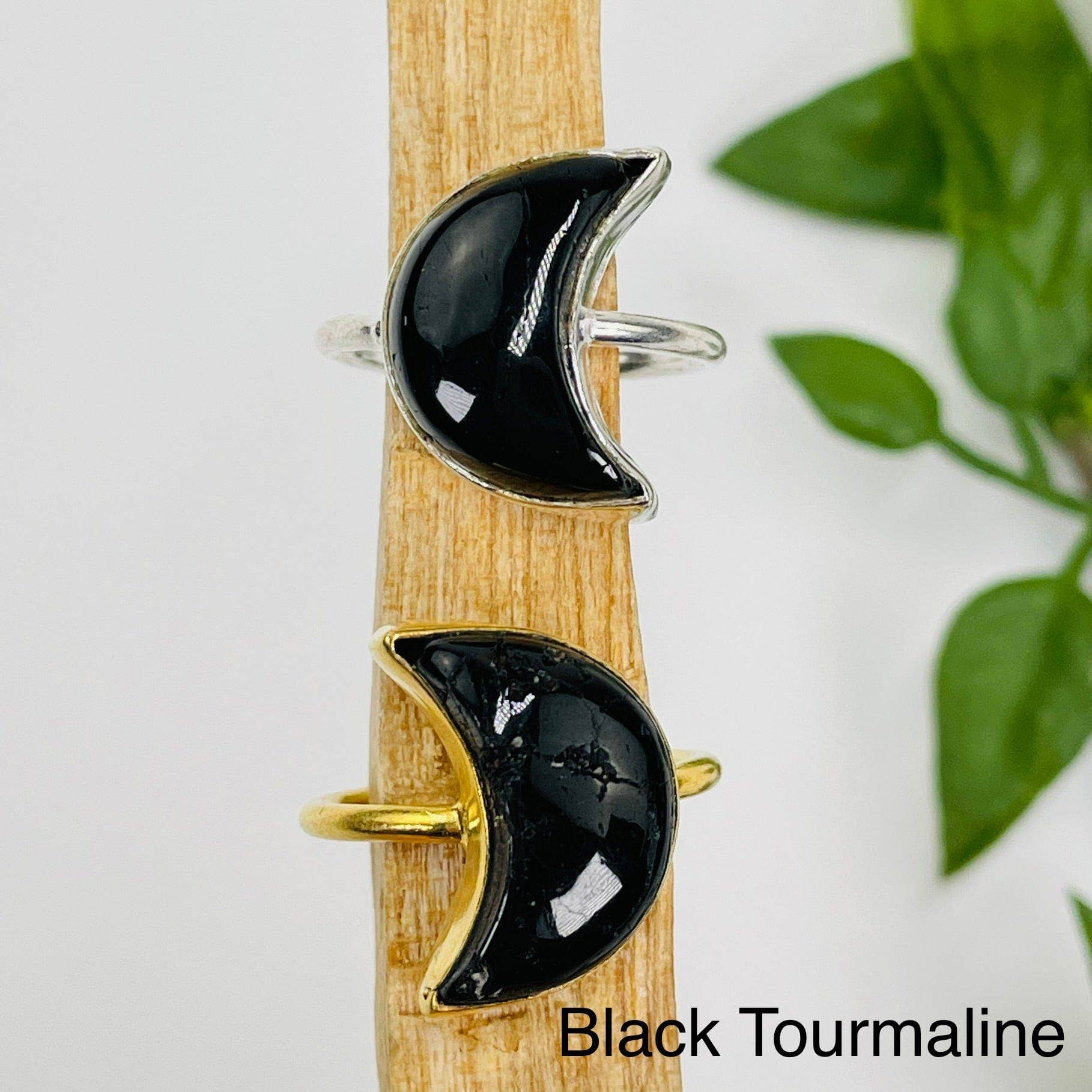 Rock Paradise - Wholesale Cocktail/Statement Ring - Crystal Gemstone Moon Ring - Gold or Silver9