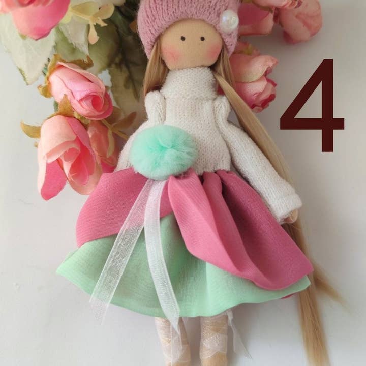 ChernikovaNataliya - Wholesale Doll – Kids - Small Textile Pocket Dollhouse Doll with Softie Angel Fairy8