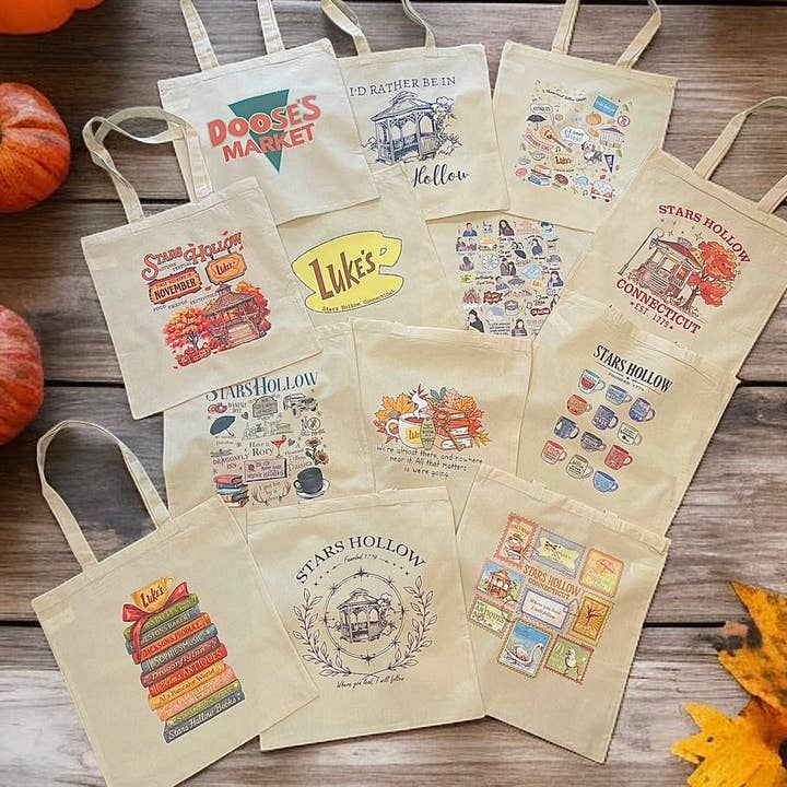Lasting Impressions CT - Wholesale Tote Bag - Unisex - Stars Hollow Inspired Tote Bags – Gilmore Girls Accessories0