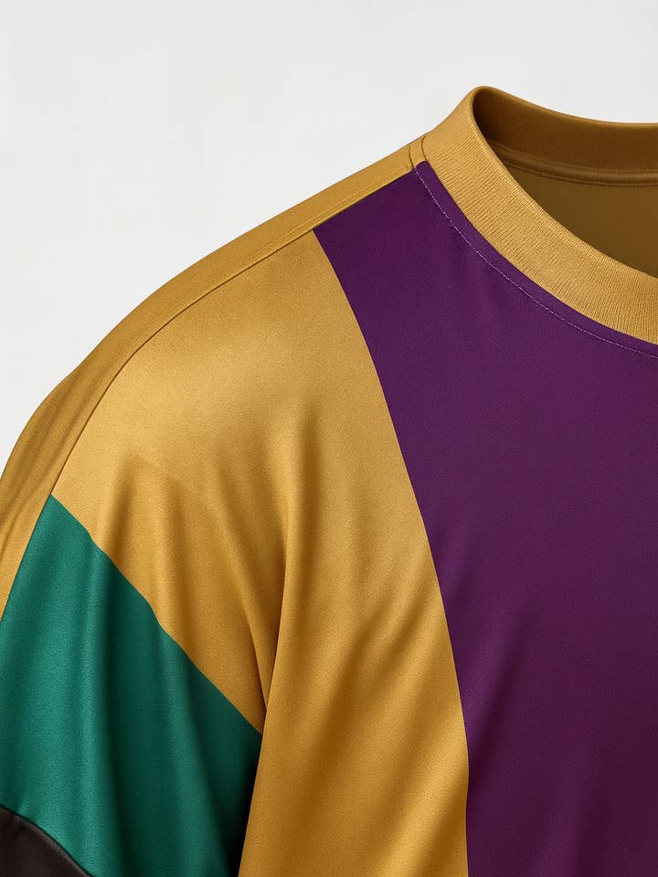 Factory Blanks - Wholesale T-shirt – men's - URBAN MIDNIGHT STRIPE BOXY JERSEY NEW STYLE STREETWEAR5