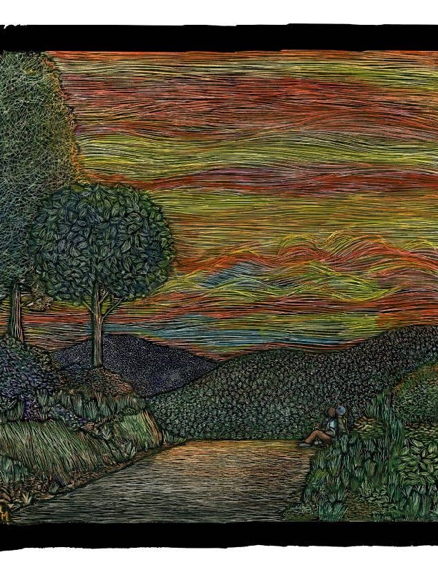 Slow Road (Poster) for wholesale by Ricardo Levins Morales Art Studio