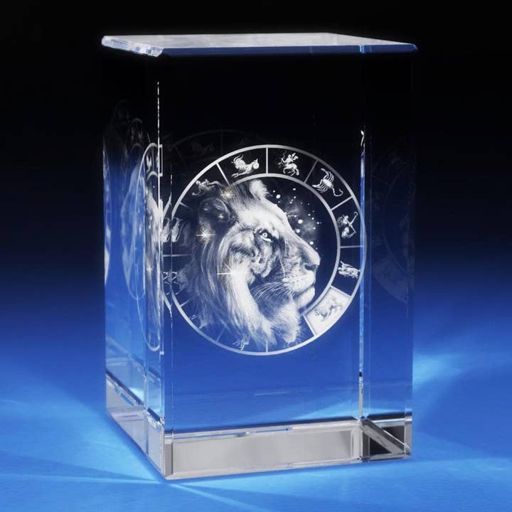 3D Laser Gifts – wholesale Decorative tabletop object – 3D Crystal Leo