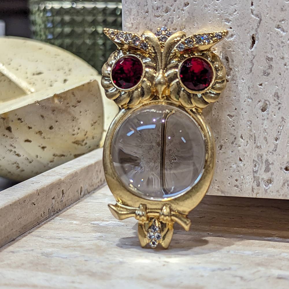 Tourtiwi - Venta al por mayor Broches - Prendedor vintage de ángel hada con cristal, sol y luna5