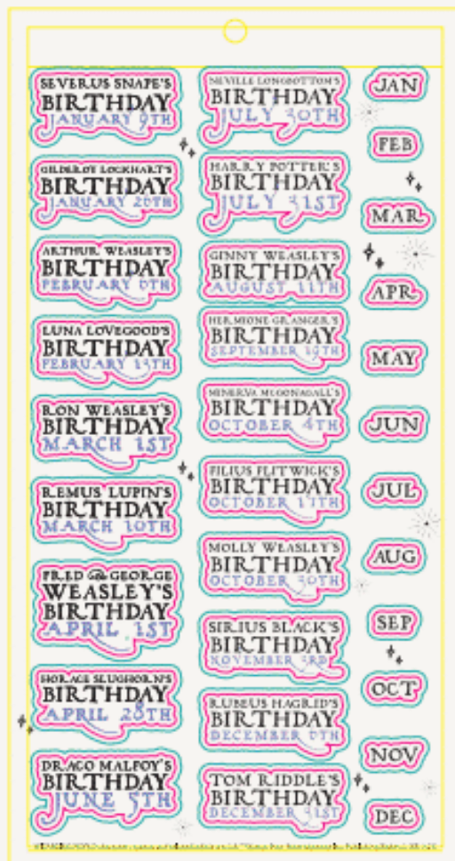 Conquest Journals - Wholesale Sticker - Harry Potter Planner Sticker Book2