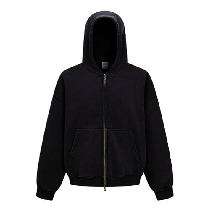 Sodalemon - Wholesale Hoodie – Women's - Unisex Fleece Boxy Zip Hoodie: Short Fit Retro