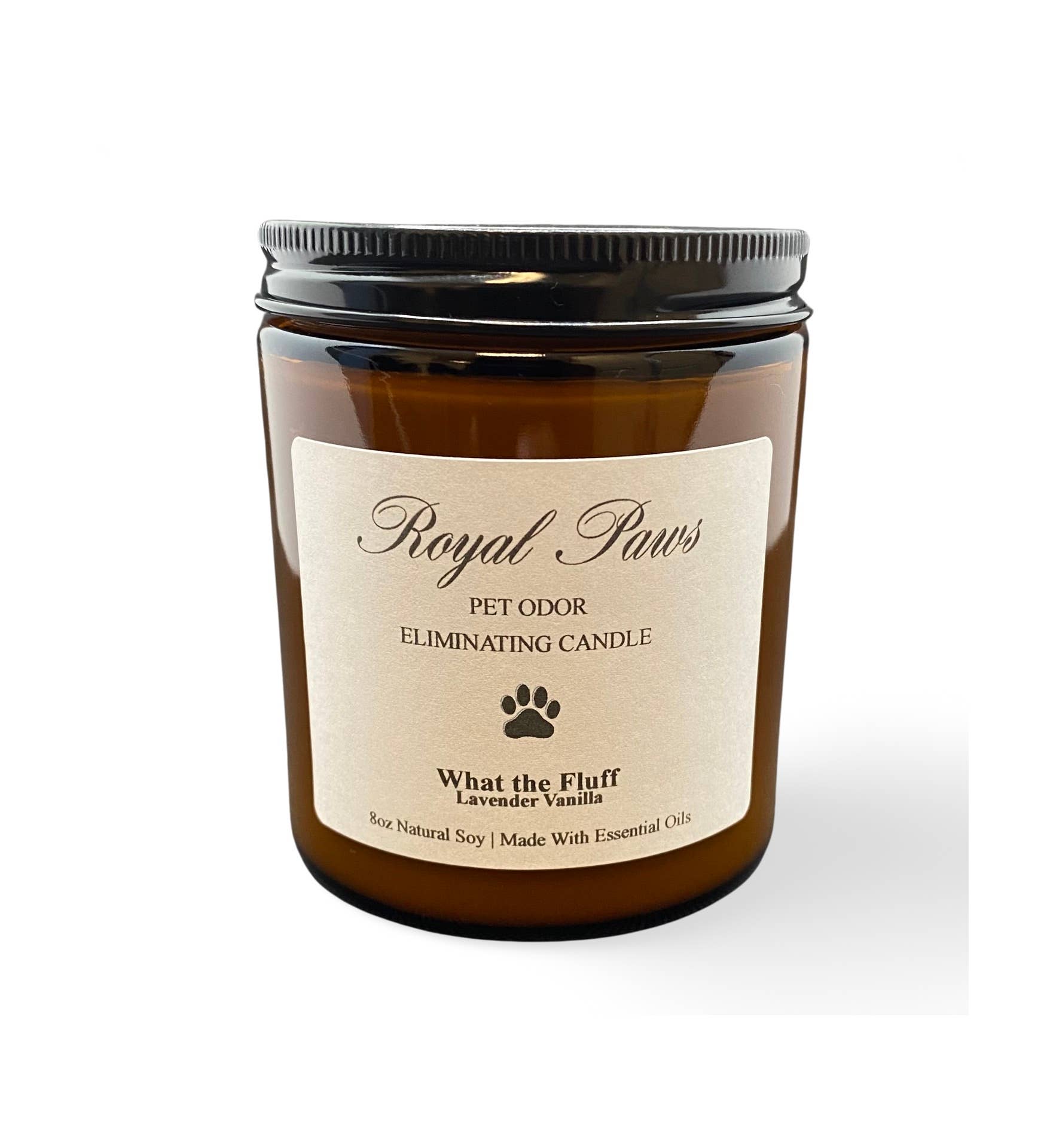 Royal Paws Club - Wholesale Jar/Filled Candle - Scented Pet Odor Eliminating Candle