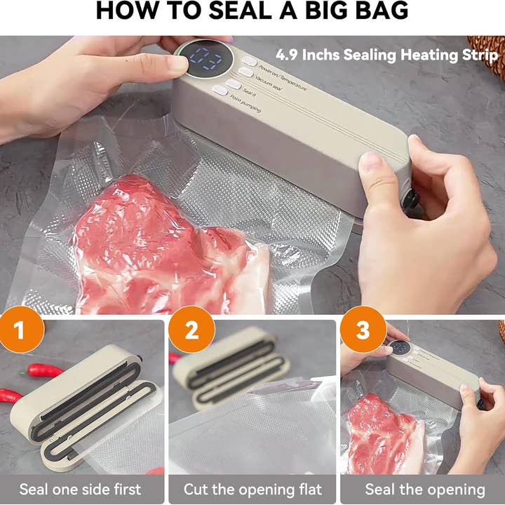VIGOR - Wholesale Kitchen Appliance - 3 in 1 Portable Vacuum Food Sealers Foodsaver2