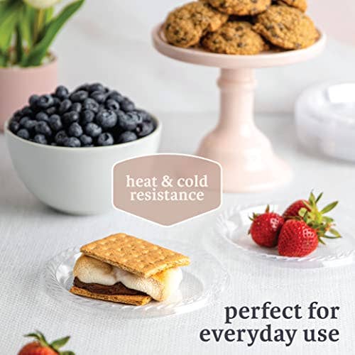 Framo - Wholesale Disposable Plate - 9 Inch Disposable Clear Plastic Plates In Bulk By Framo4