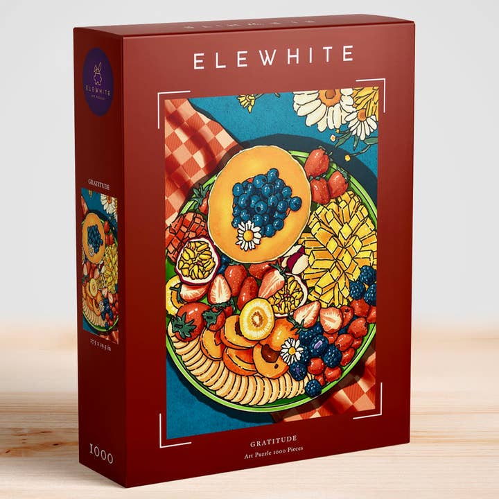 Gratitude Art Jigsaw Puzzle 1000 Pieces for wholesale by ELEWHITE