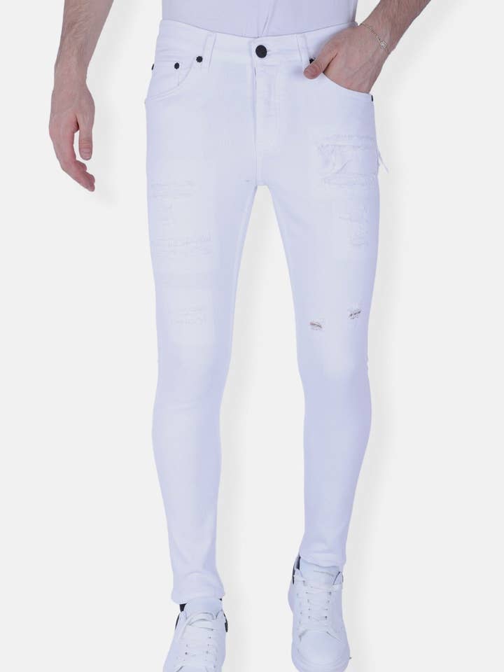 Ripped Men’S Jeans - Slim Fit -1090 for wholesale by Local Fanatic