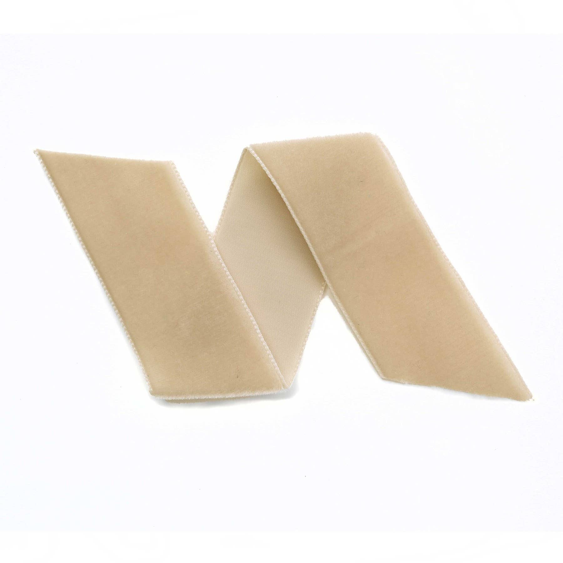 Such Good Supply – wholesale Ribbon – Gift wrapping – Light Tan Swiss Velvet Ribbon2