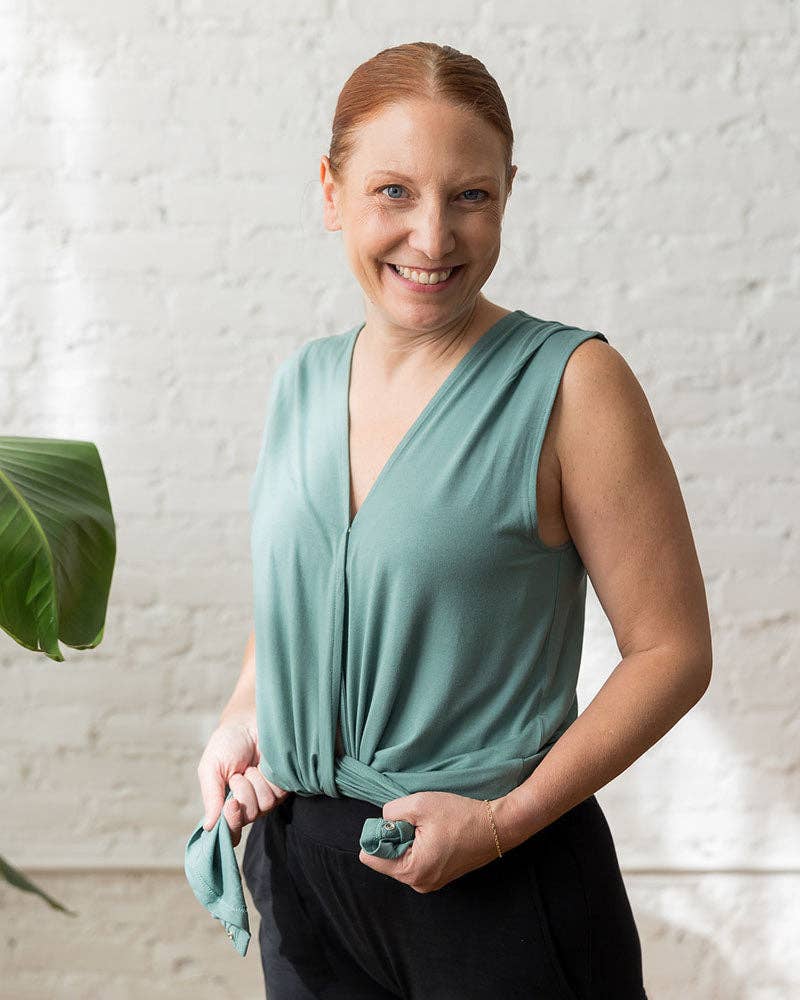 Of an Origin - Wholesale Nursing Top - Maternity - Every Way Maternity to Nursing Wrap Tank Top8