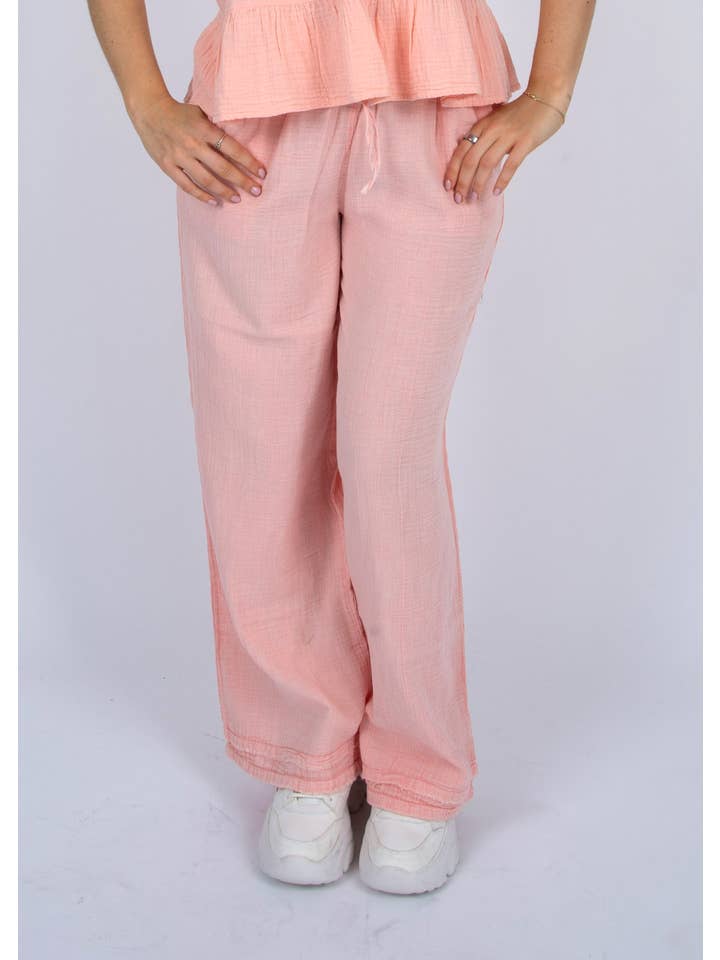 RD Style - Wholesale Pants - Women's - MERRY PULL ON DRAWSTRING PANT - 41W167S