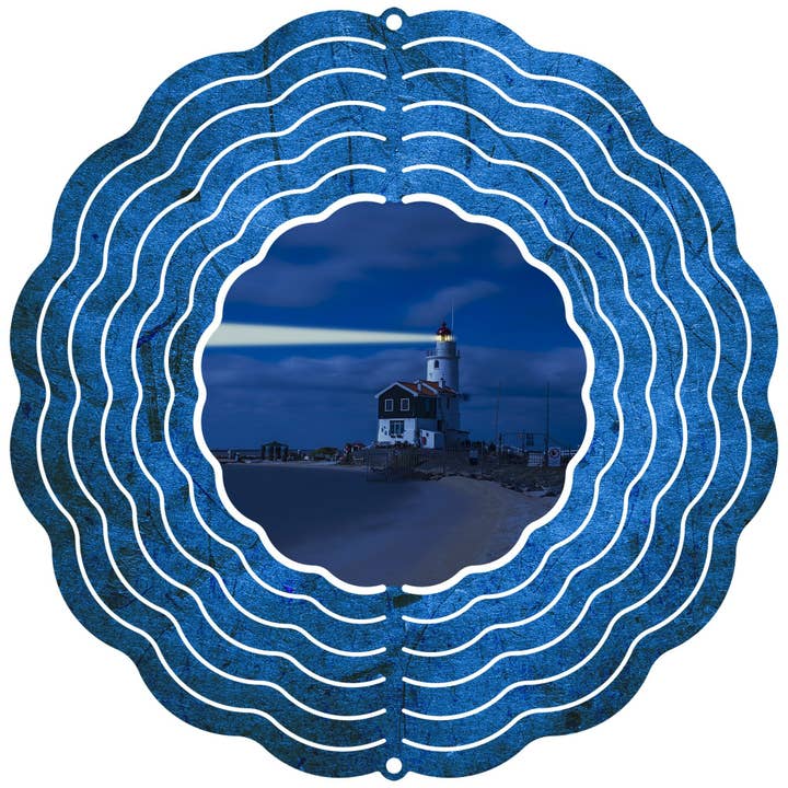 Night Lighthouse Wind Spinner for wholesale by Next Innovations