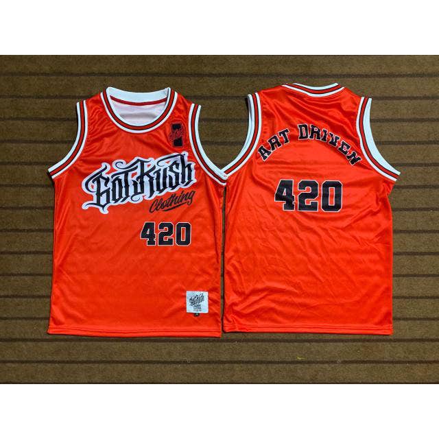Chicago Bulls Style Red Creed Basketball Jersey  (Bulls style) for wholesale on Faire