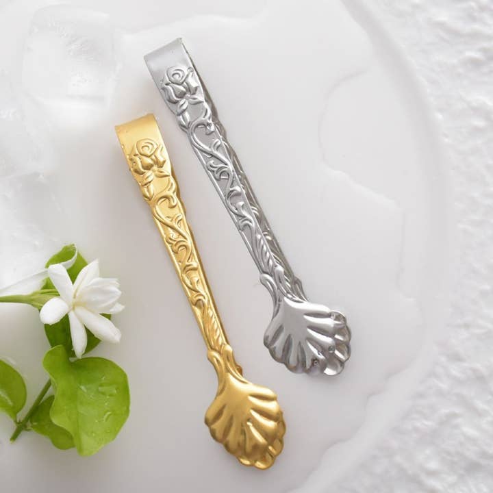 AULICA - Wholesale Table Spoon (Cutlery) - Golden sugar tongs1