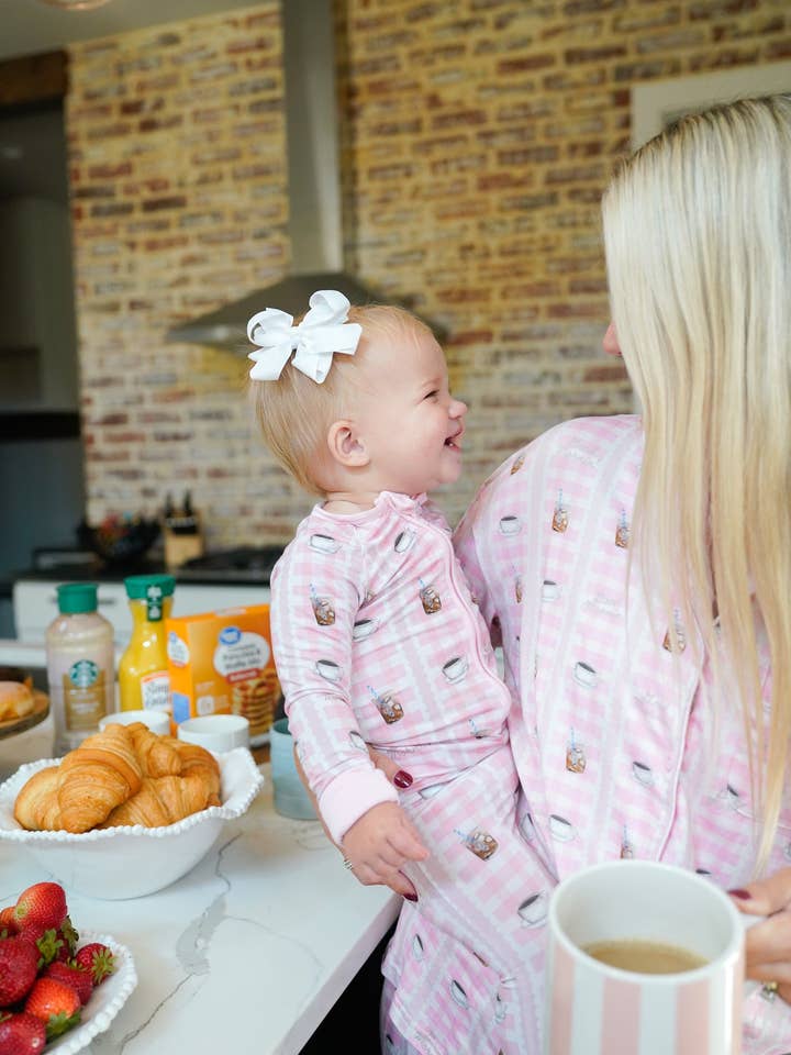 KENZKUSTOMZ - Wholesale Sleepsuit - Baby - Pink Coffee - Bamboo Sleeper2