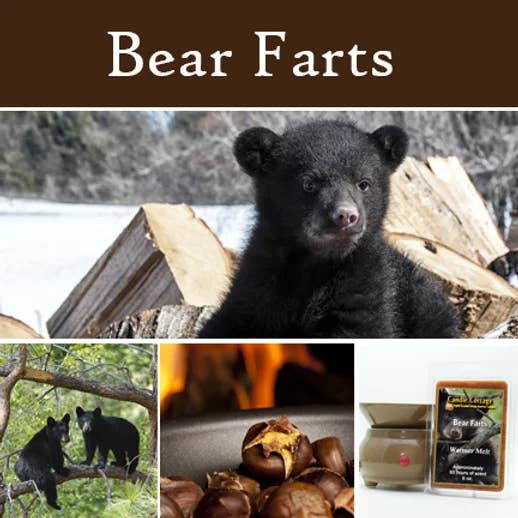 The Candle Cottage & DUOS Dual Fragrance Candles - Wholesale Wax Melt - Bear Farts Jumbo 5 oz. Wax Melt