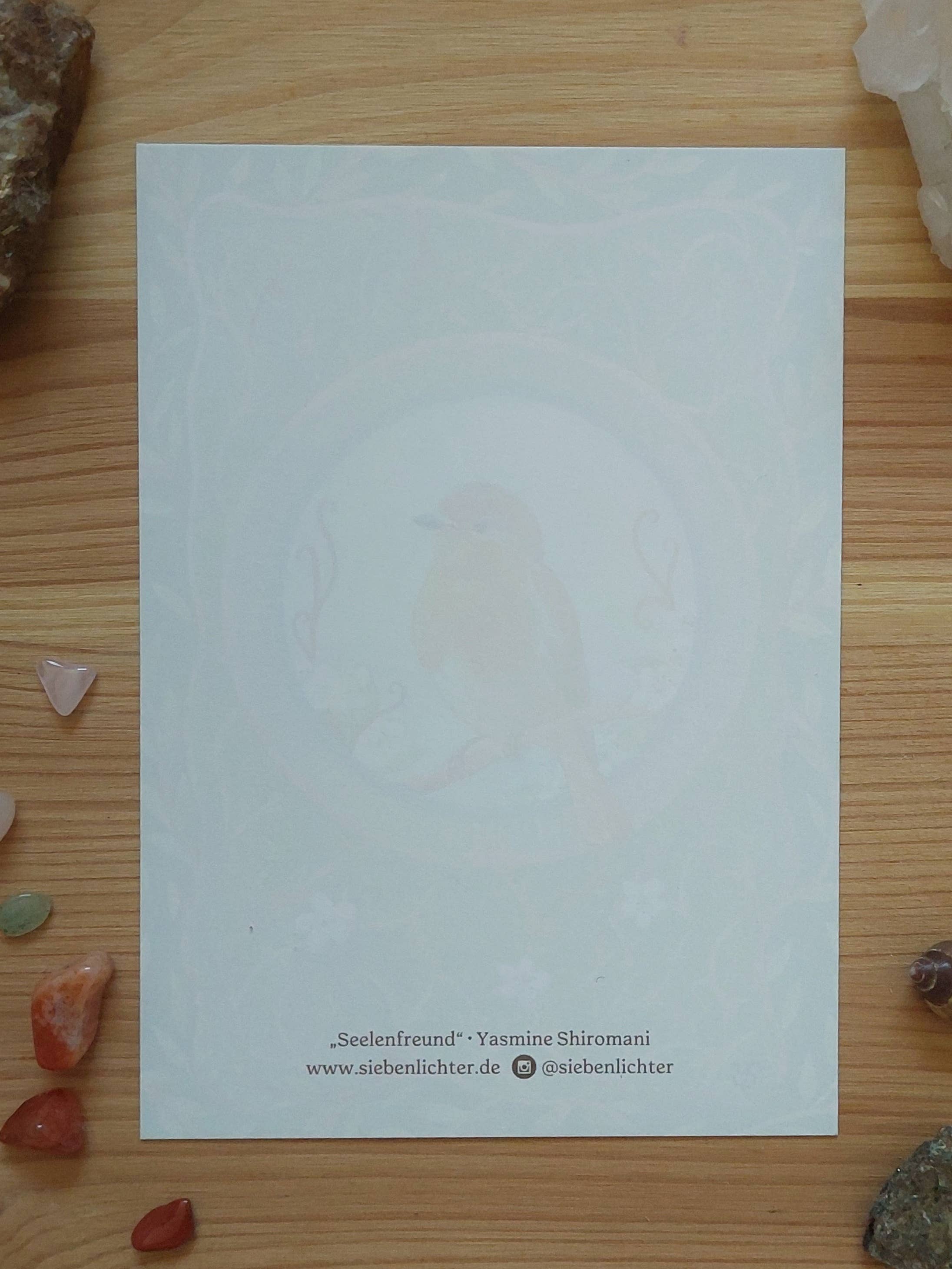 sieben lichter – wholesale Vykort – Konstvykort "Självavän"2