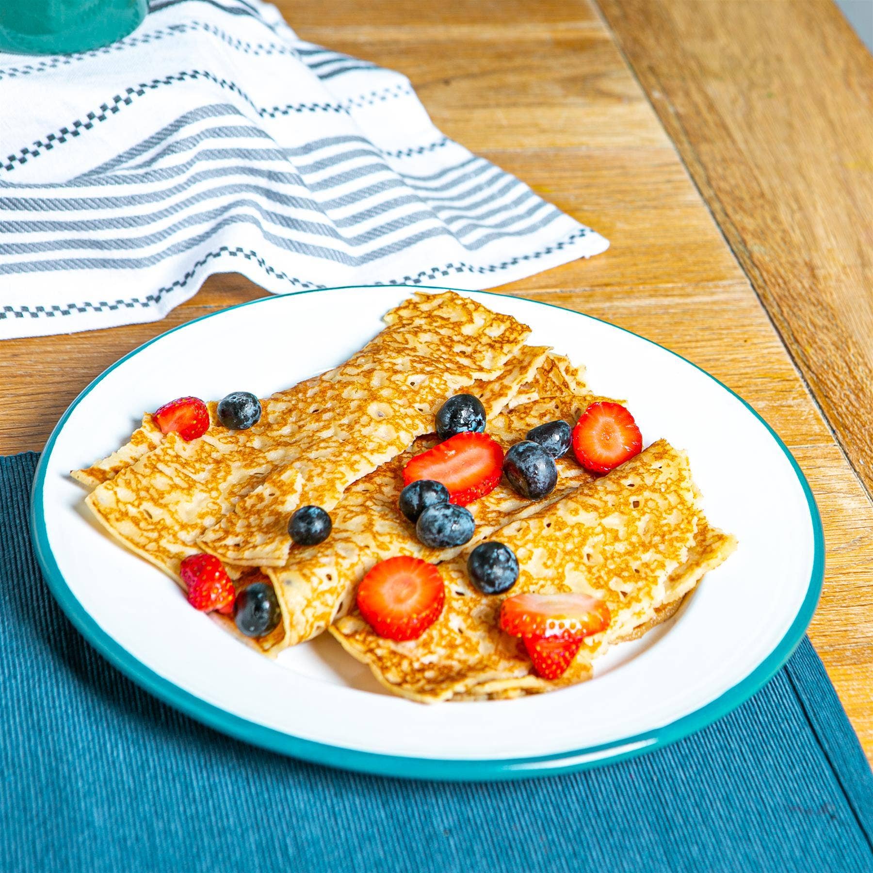 Rinkit Ltd - Wholesale Dinner Plate - Argon Tableware White Enamel Dinner Plate - 25.5cm - Green2