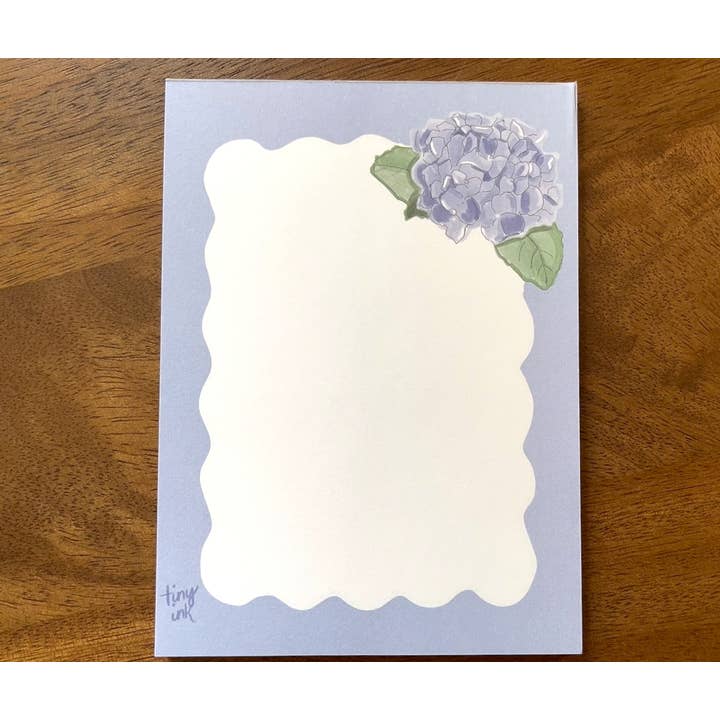 Hydrangea Anteckningsblock för wholesale av Tiny Ink Boston