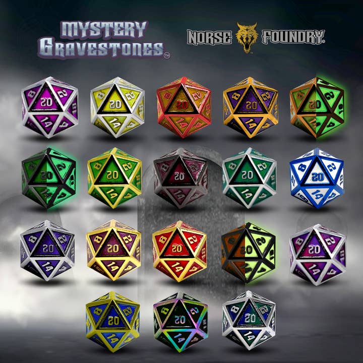 Norse Foundry - Wholesale Dice - Mystery Gravestones1