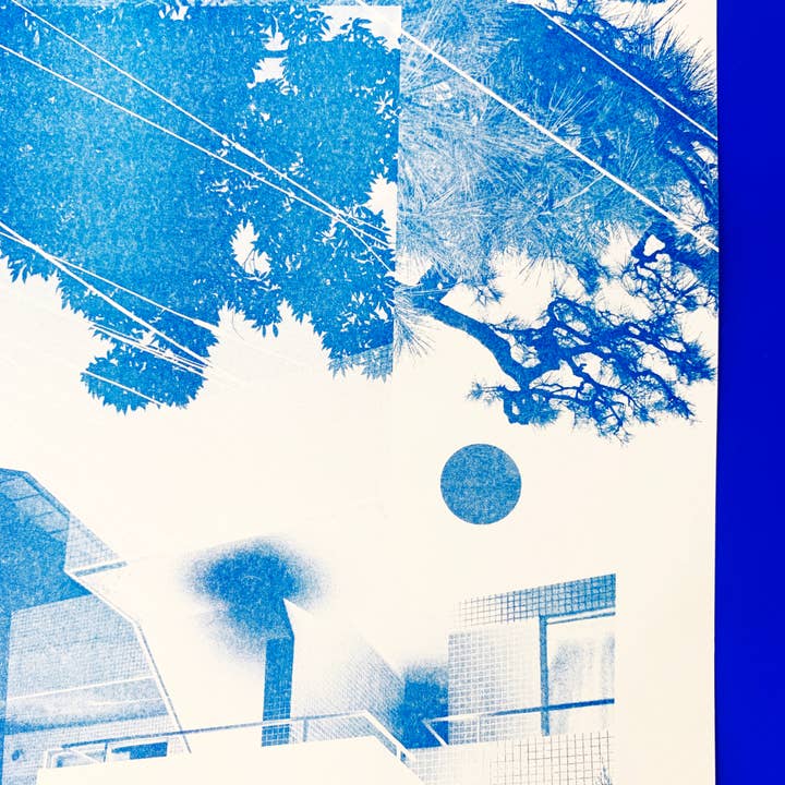 ANO Studio - Wholesale Art Print - Riso Print | City Reflection3