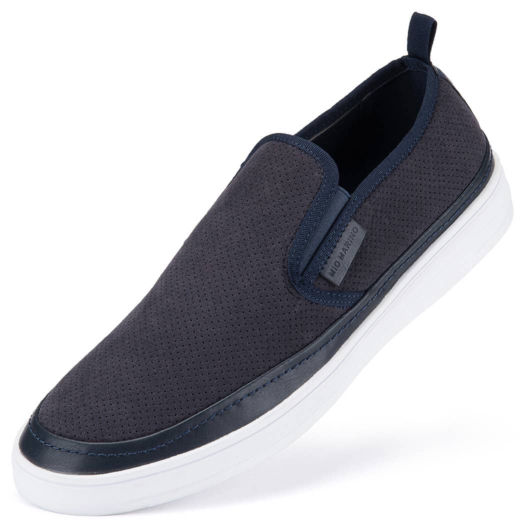 Mio Marino - Wholesale Slip On Sneakers - Men's - Suede Fashion Sneaker0