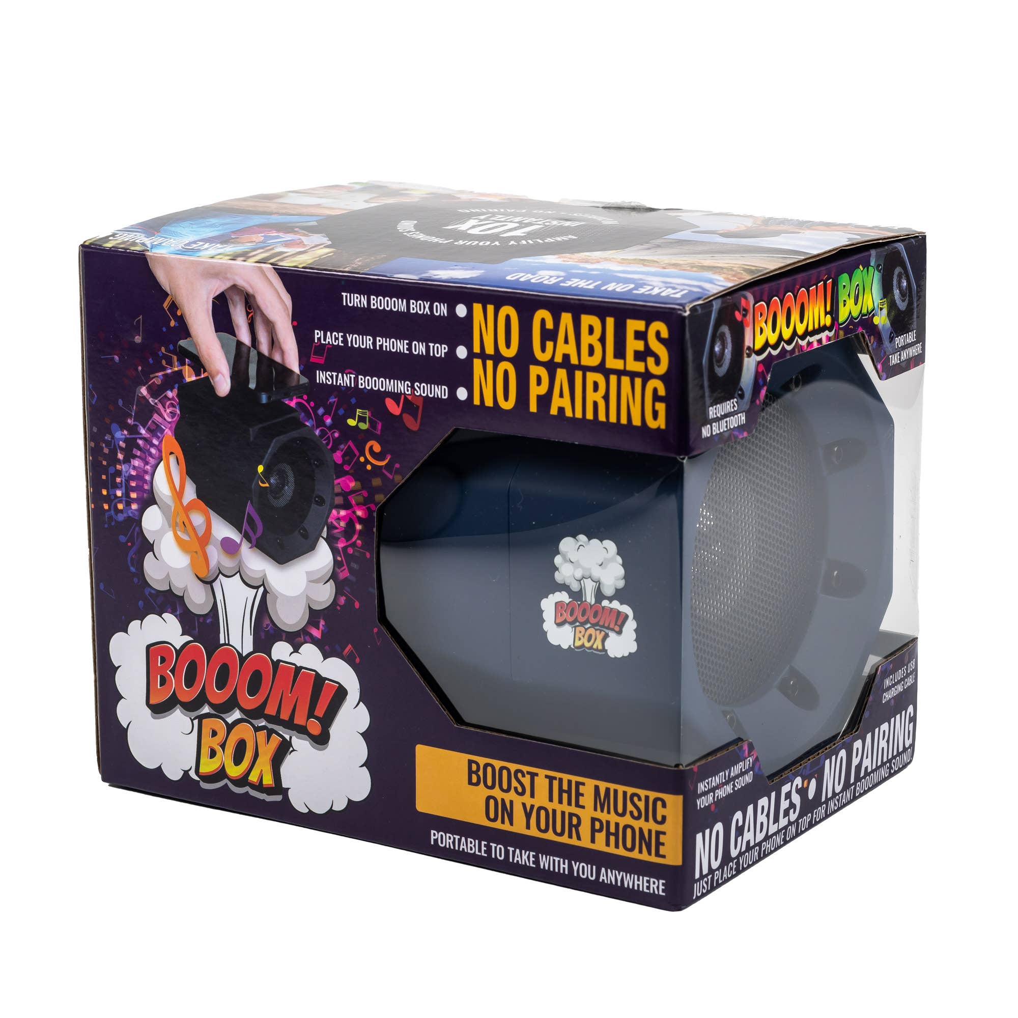 Mad Man - Vente Haut-parleurs - Haut-parleur BOOOM Box - Amplifiez le volume de votre téléphone 10 fois instantanément !25