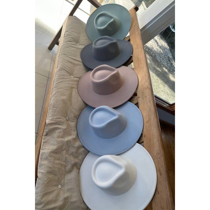 Queens INC - Wholesale Fedora - Women's - The Vegan Felt Rancher Hat – Now in 25+ Colors!8