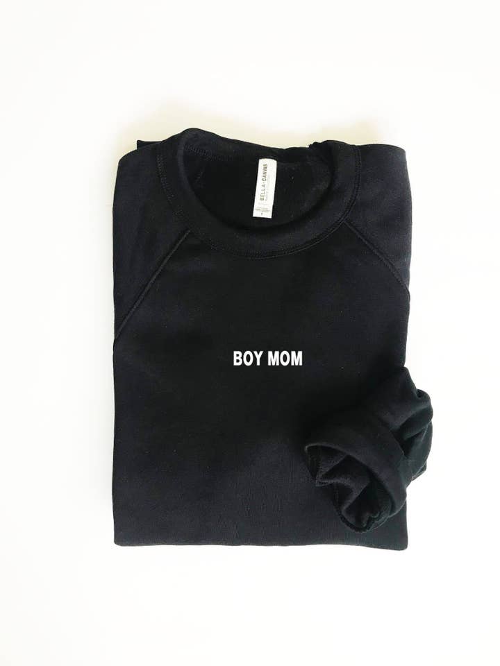 Boy Mom Sweatshirt / Women'S Graphic Sweatshirt / Crewneck Fleece Sweatshirt for wholesale by Jax & Torr