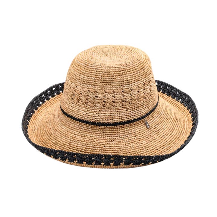 AMAZING Lace, Handwoven Pure Raffia Fibre Hat for wholesale by love Kate