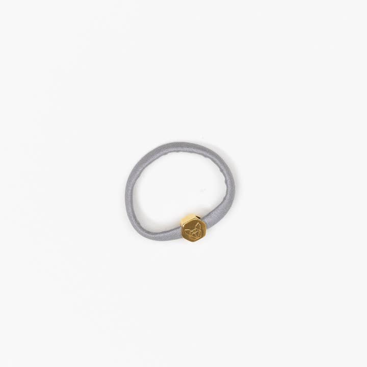 Silver Elastic Hair Tie for wholesale by Hunny Bunny Collection