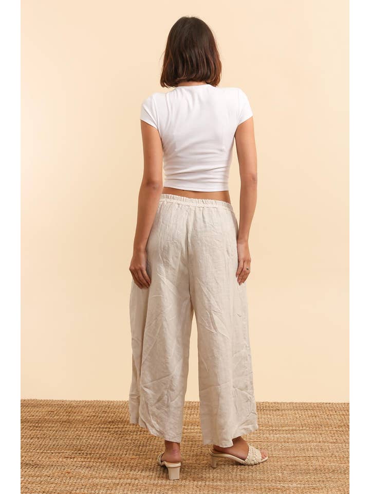 la maison des fibres naturelles – Großhandel Hose – Damen – Leinenhose 6272 aus 100 % Leinen4