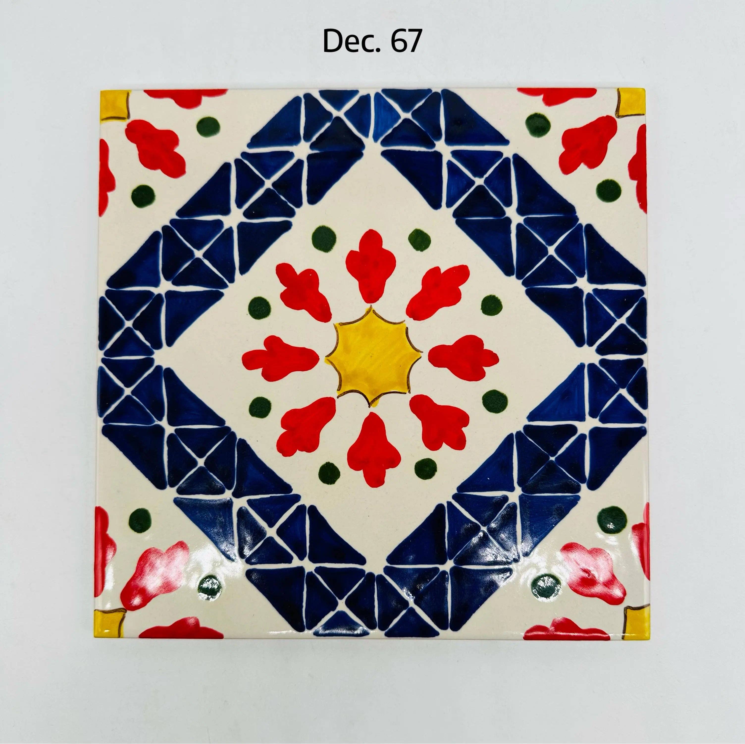 DD Ceramiche Siciliane - Vente Carrelages muraux - Majolique en céramique Caltagirone cm 20x20 cm Carreaux décorés à la main10