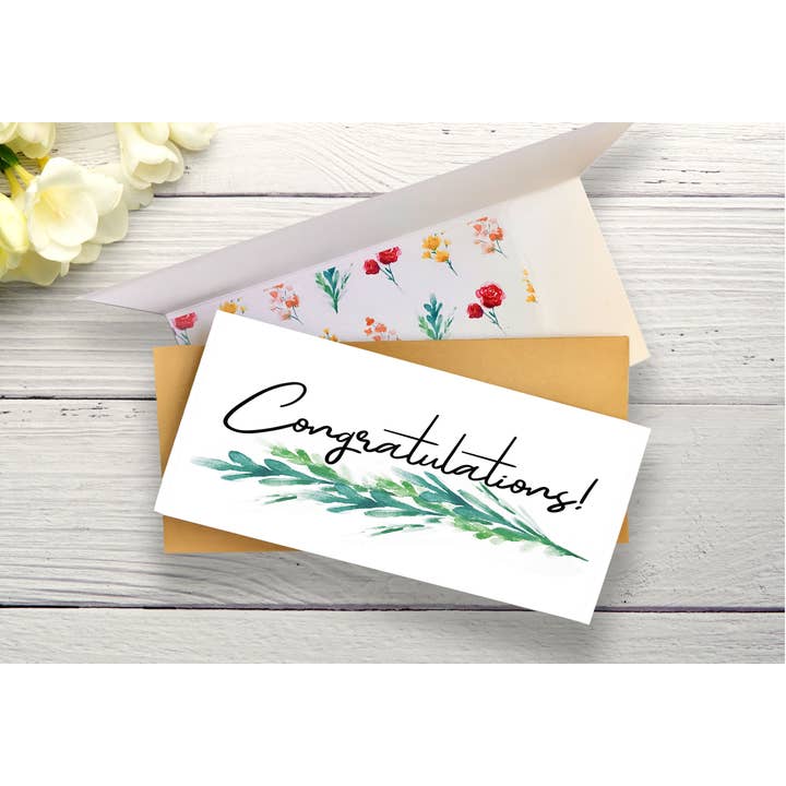 Glückwunschkarte - Geschenkkarte/Geldkarte für den Großhandel von LauraFabbriArt