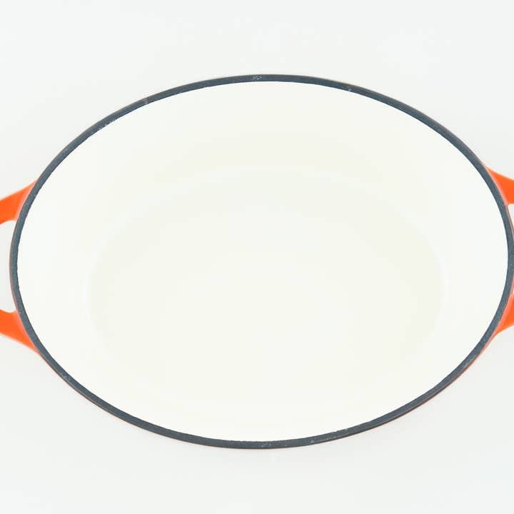 Lätt Home - Wholesale Cooking Pot - OVAL COCOTTE 33X11 CM 6 L ORANGE4