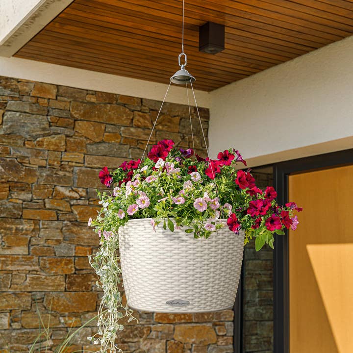 Lechuza Self Watering Planters - Venta al por mayor Macetas colgantes - Maceta colgante LECHUZA NIDO Cottage Poly Resina