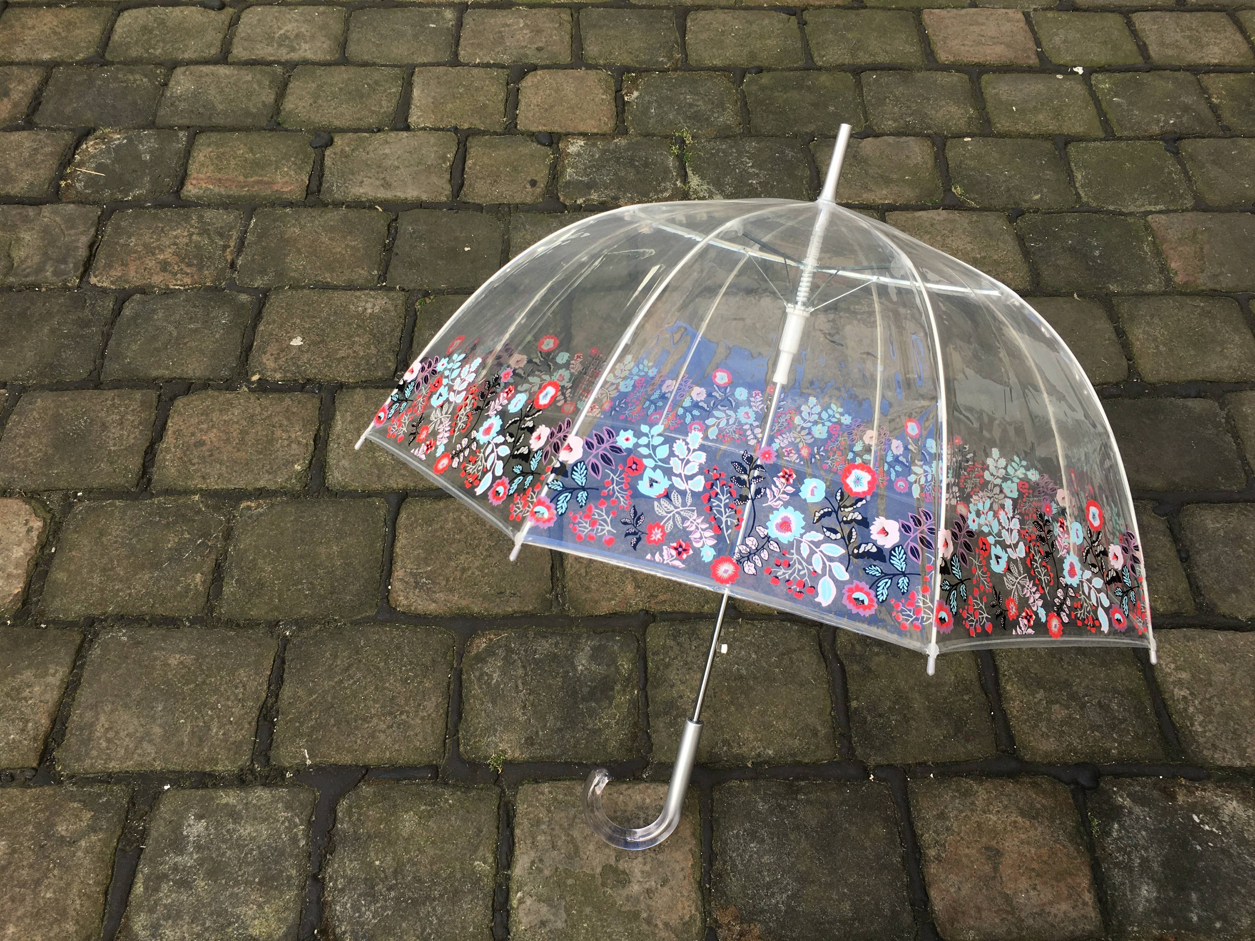 SMATI – wholesale Umbrella – Women's – Transparent Umbrella Bell Flowers4