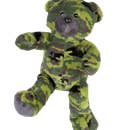 Ours militaire Camo enregistrable de 15 pouces avec enregistreur de 20 secondes pour la vente par BEARegards, LLC