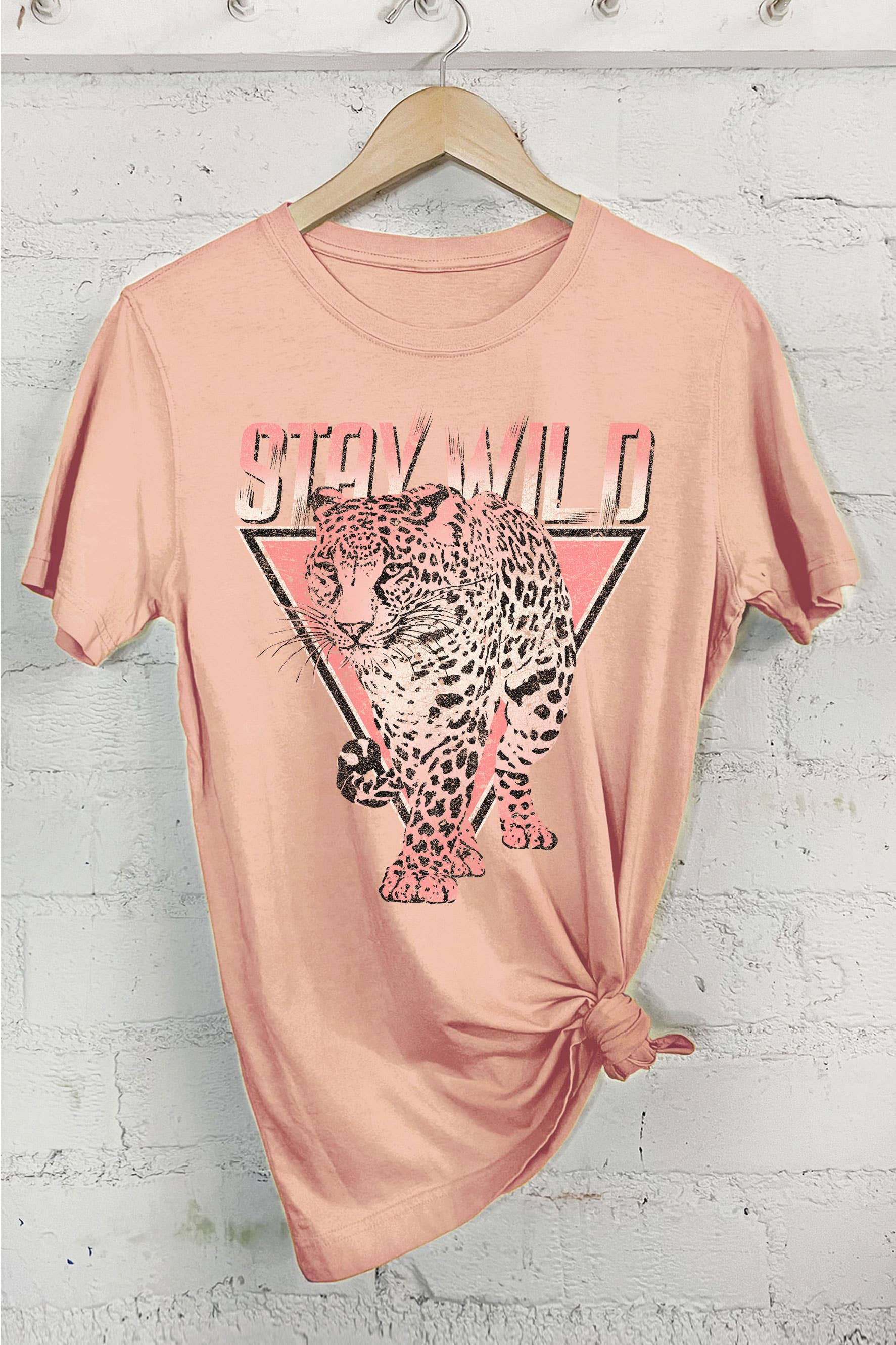 Rustee Clothing - Wholesale Screen Printed T-Shirt - Women's - STAY WILD6