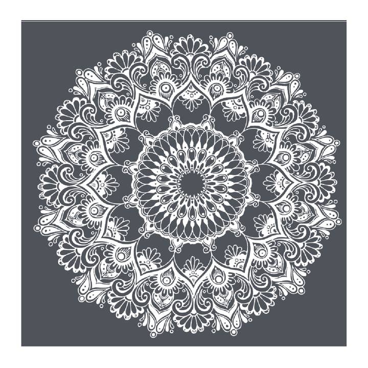 Mandala - Mesh Stencil 12x12 for wholesale by A Makers' Studio